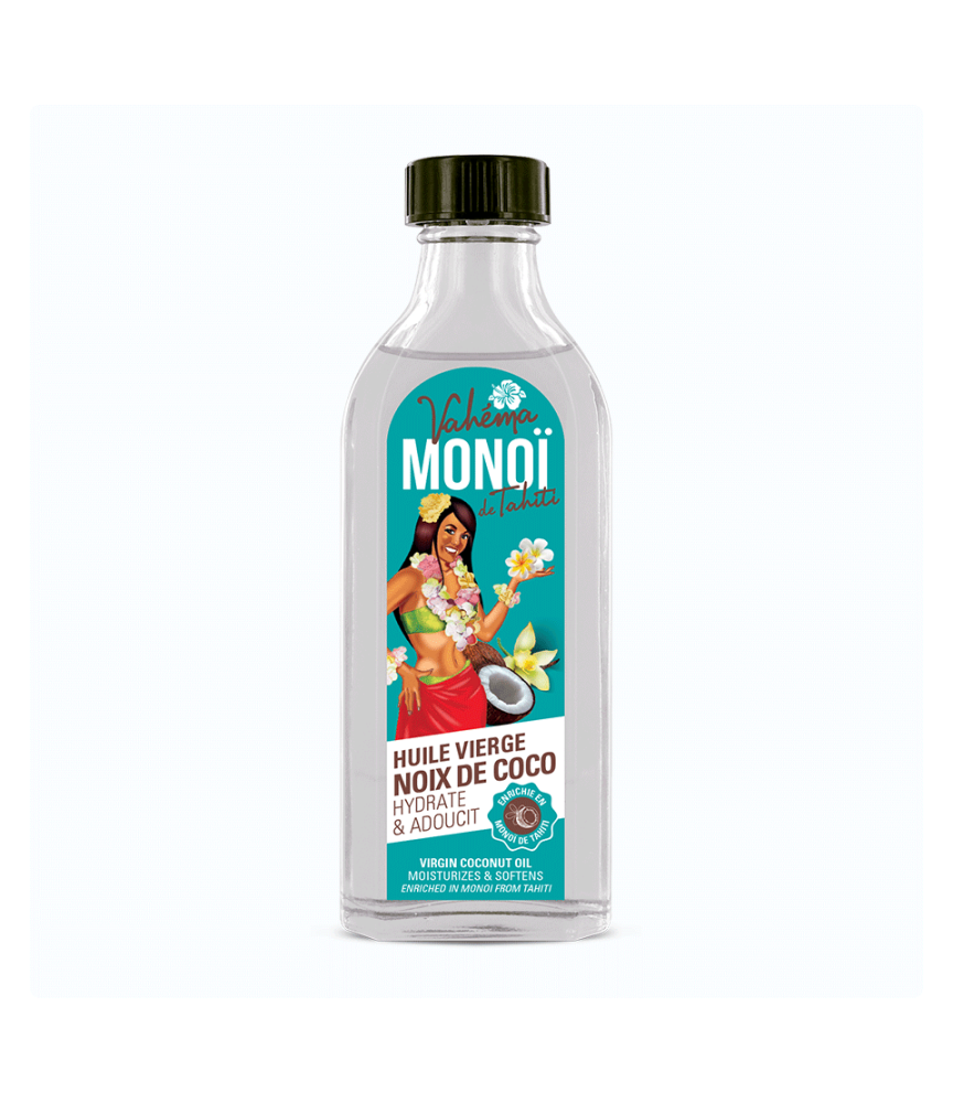 Huile Vierge Noix de Coco Vahéma Monoi de Tahiti - Hydrate & Adoucit