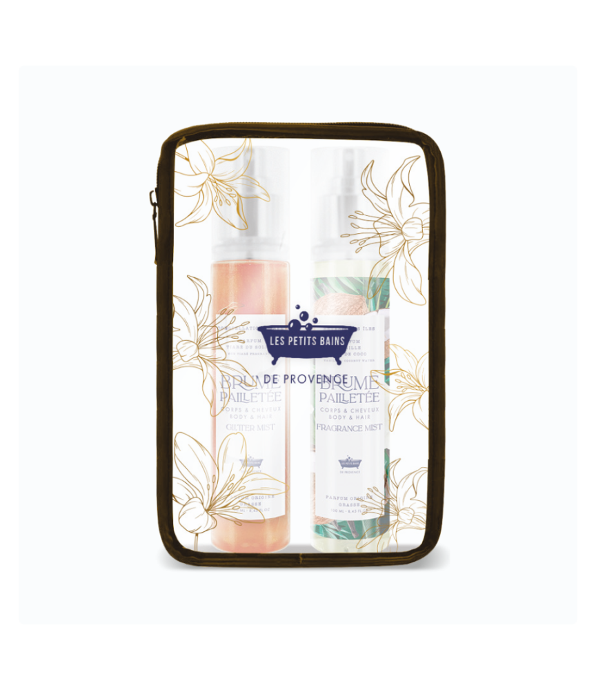 Trousse de Voyage Evasion en Provence 100ml - Les Petits Bains de Provence