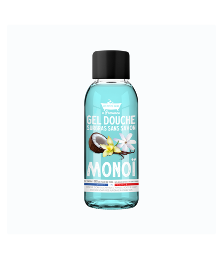 Gel Douche Surgras Sans Savon Monoï 30ml - Coffret Maison des Senteurs