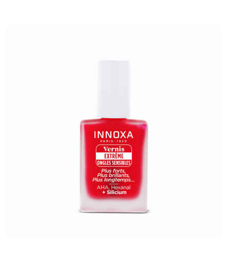 Vernis à ongles Extrême Rubis Innoxa - Finition Plump & Glow - Longue tenue 9 jours