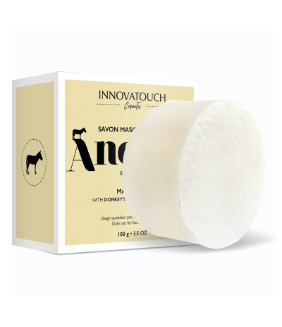 boite Savon Masque au lait d'ânesse - Innovatouch + produit