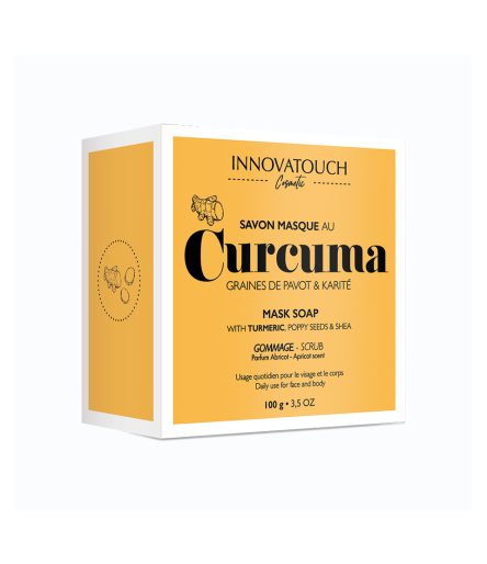 Boite Savon Masque au Curcuma - Innovatouch