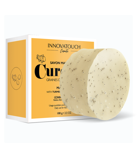 Boite Savon Masque au Curcuma - Innovatouch + produit