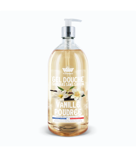 Gel Douche Vanille poudrée 1L  | Les Petits Bains de Provence